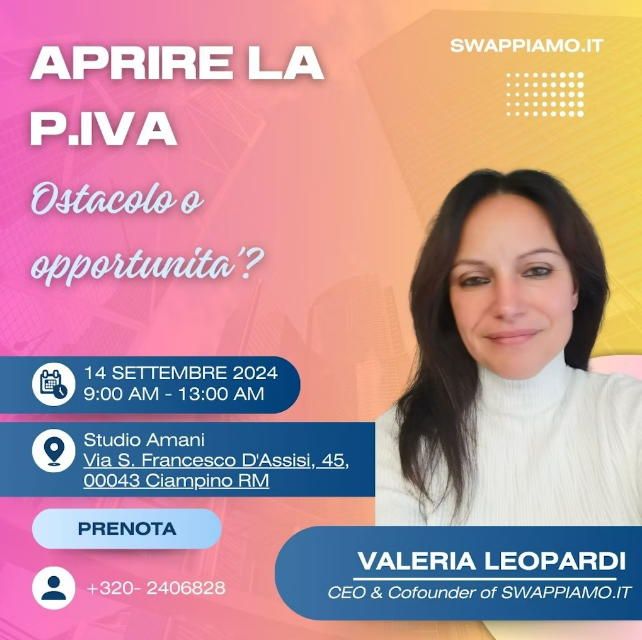 WORKSHOP – APRIRE LA P.IVA